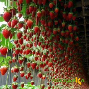 Клубника ампельная Анастасия купить по цене от 370р. в интернет-магазине «Посадика» с доставкой почтой в в Канске и по всей России – [изображение №1].
